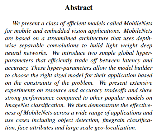 深度学习论文翻译解析（六）：MobileNets：Efficient Convolutional Neural Networks for Mobile Vision Appliications-xss云之家